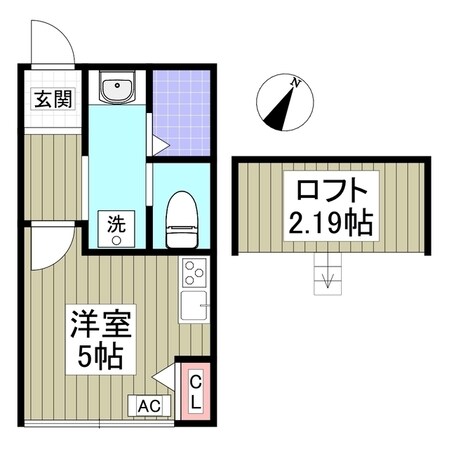 ROSSO高柳の物件間取画像